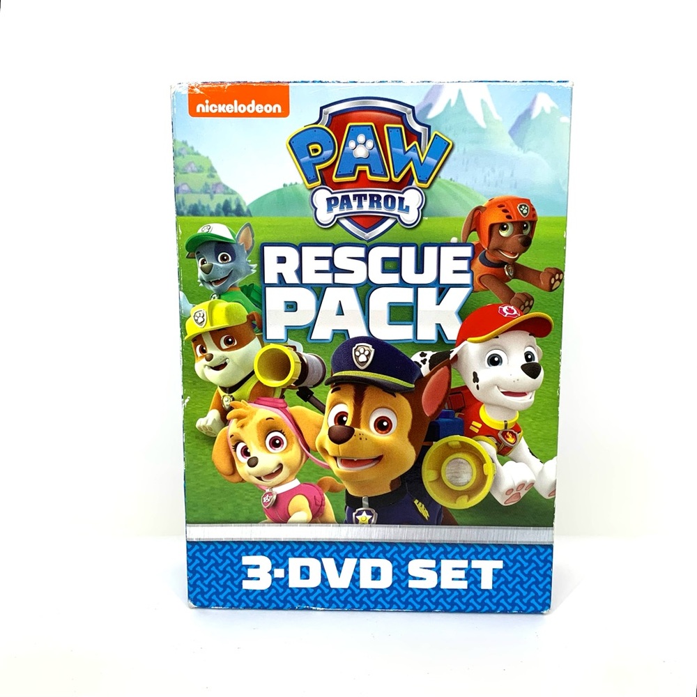 Paw Patrol Rescue Pack 3 DVD Set Nickelodeon Kids Open Unused Box Set